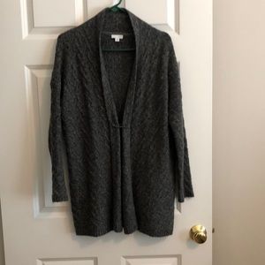 J Jill Sweater jacket with detachable pin